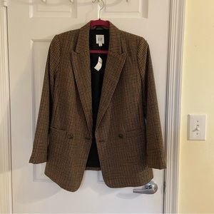 GAP Plaid Blazer